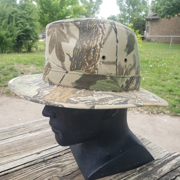 Realtree Fedora Hat Camo Hunting Safari USA Medium - Picture 2 of 8